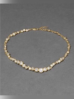 ALEXIS BITTAR Asterales Gold Riviera Necklace MY06